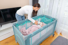 TRAVEL COT BASIC PLUS BEIGE