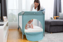 TRAVEL COT BASIC PLUS BEIGE