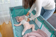 TRAVEL COT BASIC PLUS BEIGE