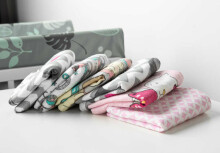 Flannel waterproof diaper/oilcloth 50x60