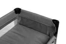 TRAVEL COT WITH BEDSIDE FUNCTION ESTI GRAPHITE