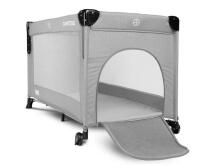 TRAVEL COT WITH BEDSIDE FUNCTION ESTI GREY