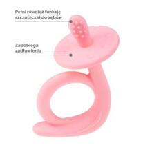 A0115 Silicone teether Pink snail