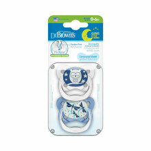 PV12008  PreVent Glow in the Dark BUTTERFLY SHIELD Pacifier - Stage 1, Assorted, 2-Pack