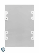 Stiffened Changing Pad WITH SAFETY SYSTEM - HEDGEHOGS GREY