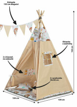 TIPI TENT APACHE BEIGE