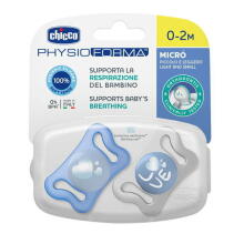 156269 PHYSIO MICRO SILICONE pacifier 0-2 BLUE 2 PCS