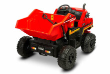 BATTERY VEHICLE TOY TIPPER TRUCK TANK RED