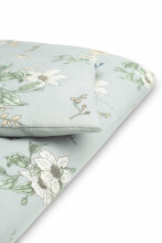 VELVET COT SET LILY GREY