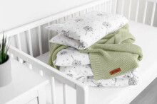 Bamboo and cotton blanket - Olive