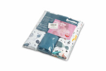 Muslin diaper 3-pack – blue