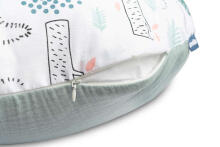 MUSLIN PILLOW FOR FEEDING - EMERALD HEDGEHOG