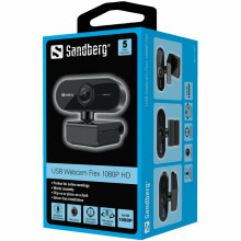 Sandberg 133-97 USB Webcam Flex 1080P HD