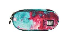 Ikonka Art.KX3761_2 Padded sachet pencil case with flap Nebula