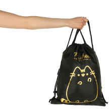 Ikonka Art.KX3764_1 Pusheen Gold children's shoe bag