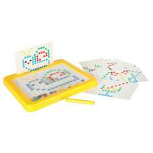 Ikonka Art.KX3858 Magnetic montessori board dots yellow