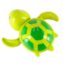 Ikonka Art.KX7220_3 Green screw-on water turtle bath toy