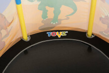 Toyz Children Trampoline Art.169642 Dino Saliekams batūts ar aizsārgtīklu