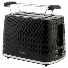 Petra PT3860BLKVDEEU10 Chevron 2 Slice toaster