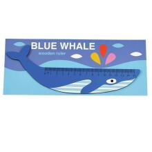 Wooden ruler, Blue Whale, Rex London