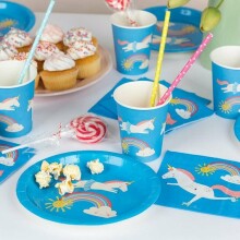 Magical unicorn paper plates, Rex London