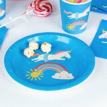 Magical unicorn paper plates, Rex London