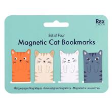 Magnetic Cat Bookmarks, Rex Lodnon