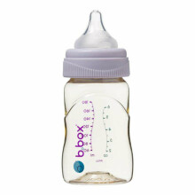 PPSU Baby Bottle, 180ml , Peony, b.box