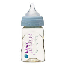 PPSU Baby Bottle, 180ml, Lullaby Blue, b.box