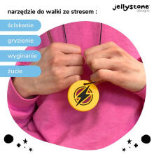 Strike energy pendant, yellow, Jellystone Design