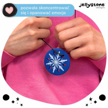 Snowflake pendant, midnight, Jellystone Design