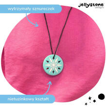 Snowflake pendant, white, Jellystone Design