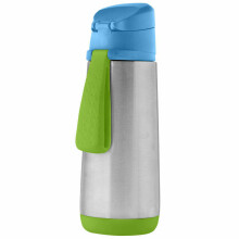 500ml insulated sport spout bottle - ocean breeze, b.box