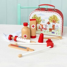 Woodland Friends Wooden Doctor's Play Set, Rex London