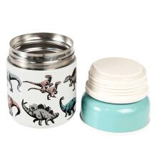 Prehistoric Land Stainless Steel Food Flask, Rex London