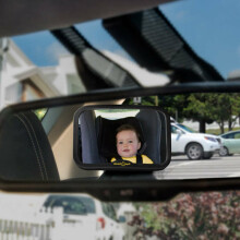 Baby Car Mirror Black, Royal Rascals