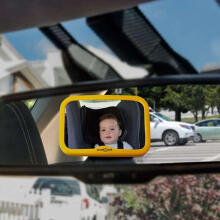 Baby Car Mirror Yellow, Royal Rascals