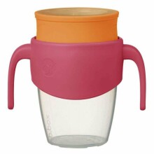 b.box 360° cup for learning to drink for children - sippy training cup strawberry shake