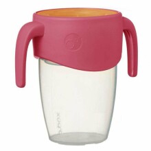 b.box 360° cup for learning to drink for children - sippy training cup strawberry shake
