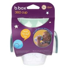 b.box 360° cup for learning to drink for children - sippy training cup, emerald forest