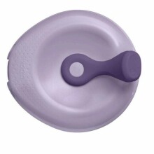 b.box fill+feed Silicone bowl with a lid for feeding babies and children peony