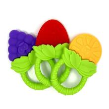 Fruit Teethers 3 pcs. - safe silicone teethers for babies and children for teething RaZbaby