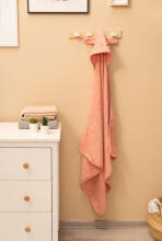 SOFT BATH TOWEL RABBIT 90X90 PINK