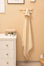 SOFT BATH TOWEL RABBIT 90X90 ECRU