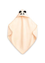 SOFT BATH TOWEL PANDA 90X90 BEIGE