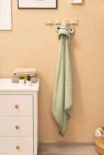 SOFT BATH TOWEL FROG 90X90 GREEN