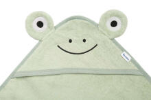 SOFT BATH TOWEL FROG 90X90 GREEN