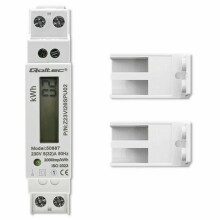 Vienfāzes elektroniskais skaitītājs | enerģijas skaitītājs DIN sliedei | 230V | LCD | 2P | Slaids