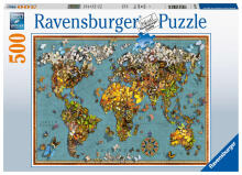 RAVENSBURGER puzle Tauriņu pasaule, 500gab., 15043