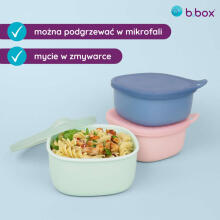 Silicone bowl with lid for a lunchbox Ocean, b.box